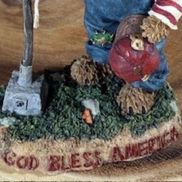 Vintage Boyds Bears Sammy Bearmerica Pledge Allegiance Bearstone Collection - Picture 8 of 10